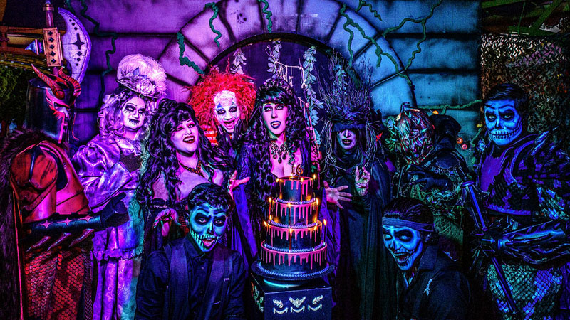 Scary ghouls at Castle Dark