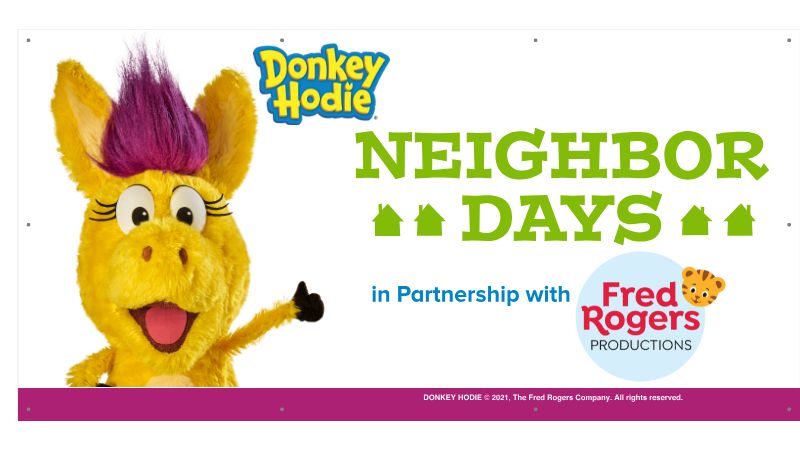 Neighborhood Days - Donkey Hodie - In Partnership with Fred Rogers Production.