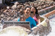 Family on water log rid